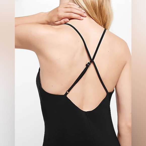 Polished Matte Jersey Plunging U Bar Maxi Dress - Picture 3 of 6